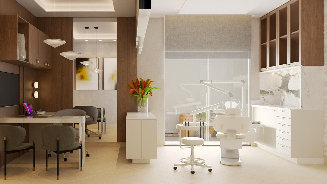 Sala de Estar de Alto Padrão - Depois